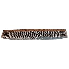 Merit High Density Powerflex Abrasive Flap Disc, Type 29, Round Hole, Fiberglass Backing, Zirconia Alumina