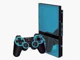 PlayStation 2 Slim (PS2 Slim) Skin - NEW - SKY CHROME MIRROR system skins faceplate decal mod