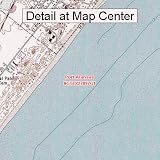 USGS Topographic Quadrangle Map - Port Aransas, Texas (Folded/Waterproof)