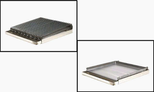Rocky Mountain UGT-MGB24 4-Burner Griddle-Broiler Combo - 24 inch X 24 inch