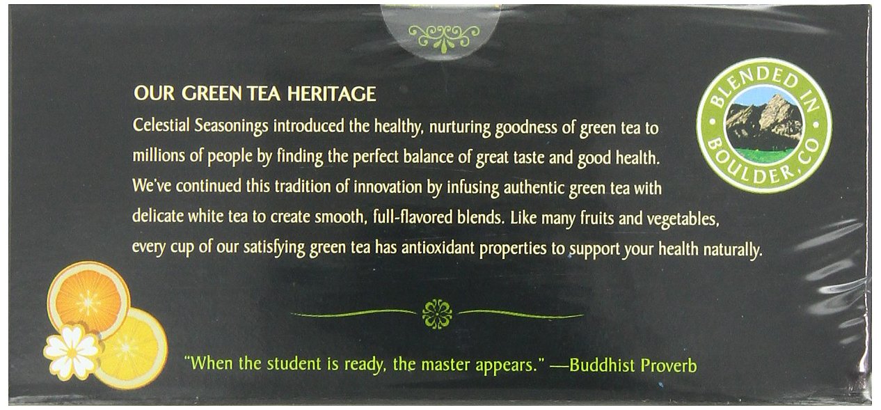 Amazon.com : Celestial Seasonings Antioxidant Green Tea, 20 Count ...