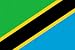 Tanzania Flag 58mm Round Keyring-Mirror