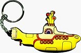 The Beatles Yellow Submarine Rubber Keychain