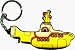 The Beatles Yellow Submarine Rubber Keychain