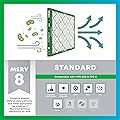 Filterbuy 16x25x1 Air Filter MERV 8 Dust Defense 