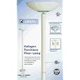 Artiva 21029WH WHT Halogen Floor Lamp - White