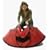 PeaPod Indoor/Outdoor Small Travel Bed - Red