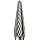 PFERD 14 Degree Taper Carbide Bur, Long-Length, Uncoated (Bright) Finish, Single Cut, Radius End