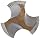 Dormer EP006H Powdered-Metal Steel Machine Spiral Point Threading Tap, Gold Oxide Finish, Round with Square End Shank, Plug Chamfer