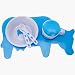 Present Time  Breakfast set kids cow Claire melamine light blue