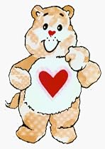 Care Bears - Care Bear with Heart in Belly - Sticker / Decal