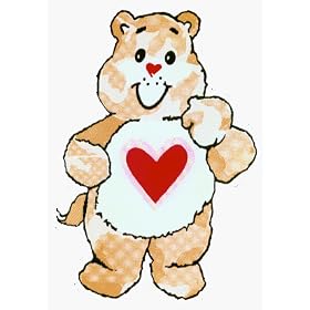 Care Bears - Care Bear with Heart in Belly - Sticker / Decal