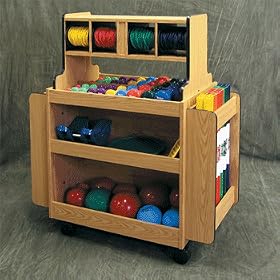 All-In-One weight wagon w/ cap - Clinton WEIGHT STORAGE WAGONS For Physical Therapy - Exercise Equipment - Fitness Item# 4734A