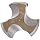Dormer E020 Powdered-Metal Steel Machine Spiral Point Threading Tap, Gold Oxide Finish, Round with Square End Shank, Plug Chamfer