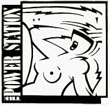 The Power Station - Black Logo on Clear - Reverse Reading Window Sticker / Decal