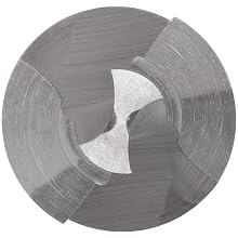 Magafor 145 Series High Speed Steel Combined Drill and Countersink, Uncoated (Bright) Finish, Plain with Bulge Style, 60 Degrees