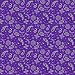 Purple All Over Paisley Bandana - Single Piece 22x22