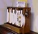 Personal Mail Post Organizer (walnut stain) (13.75