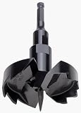 Milwaukee 48-25-2121 2-1/8-Inch Bit with 7/16-Inch Shank Selfeed Bit