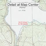 USGS Topographic Quadrangle Map - North Sebago, Maine (Folded/Waterproof)