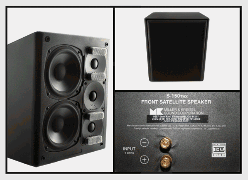 Miller & Kreisel (M&K) S-150 Home Theater Speaker, Center Angled Channel, No Switches, USA Made This product (and all products sold by deep Surplus) is covered by the Deep Surplus 90-day unconditional money-back return policy. Please note that this produc