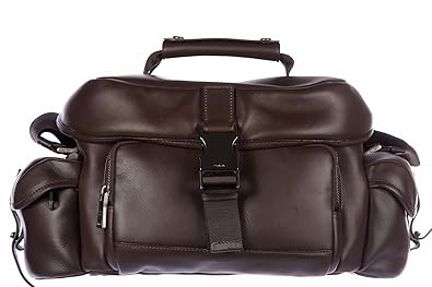 Amazon.com: Prada men\u0026#39;s leather cross-body messenger shoulder bag ...  