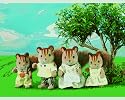 Sylvanian Families Walnut Squirrel Family