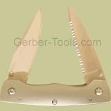 Double Take, Aluminum Handle, 2 Blades, Plain/Serrated