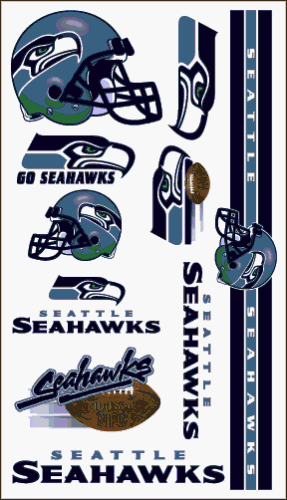 NFL Temporary Seattle Seahawks Tattoo