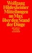 Mitteilungen an Max �ber den Stand der Dinge und anderes. Mit einem Glossarium und 6 Tuschzeichnungen des Autors.