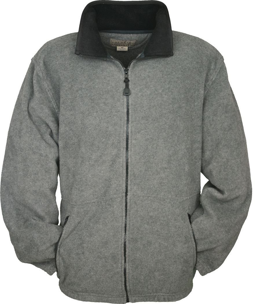 Colorado Timberline Men's Telluride Fleece Jacket Charcoal Large eBay