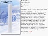 Crystal Quest Carbon Block 20 x 2.5 -5 Micron Carbon Block Filters