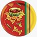 Creative Converting Chips & Salsa 7 Inch Paper Lunch Plate - 96 Count