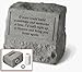 Kay Berry 93420 Gone Yet Notâ€¦ (Headstone) Memorial Garden Stone, Multicolor