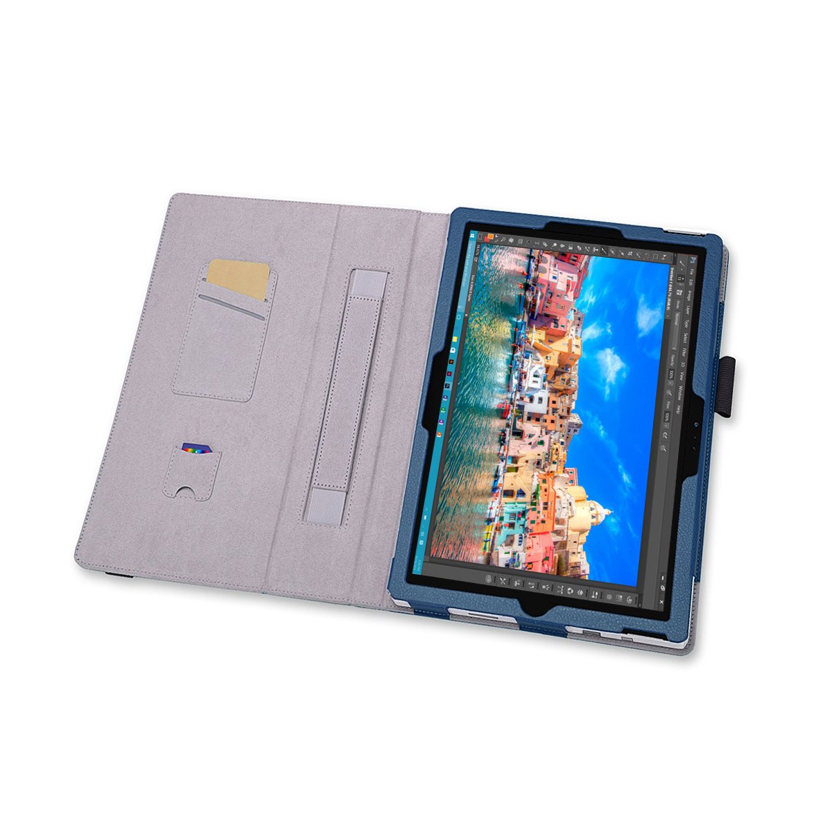 Exact PRO Protective Leather Folio Stand Holder Case for Microsoft