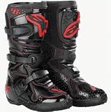 ALPINESTARS BOOT TECH6S BLK/RED 6 - 201506-13-6