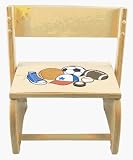 Child's Wooden Flip Stool-Sports