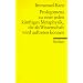 Prolegomena zu einer jeden k�nftigen Metaphysik