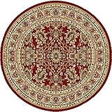 Home Dynamix 8079-200 Royalty Collection Round Area Rugs, 6-Feet, Red