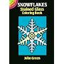 Snowflakes Stained Glass Colouring Book (Dover little activity books)