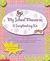 My School Memories: A Scrapbooking Kit with Sticker and Other and Stencils