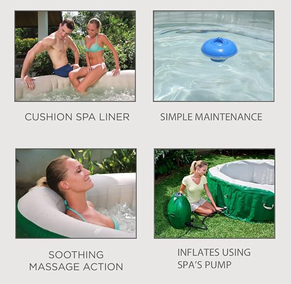 Coleman Lay-Z Spa Inflatable Outdoor Hot Tub Review 3 Coleman Lay-Z Spa Inflatable Hot Tub features