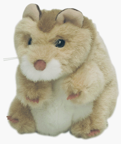 Plush Hamster Puppet 7