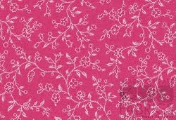 By The Yard Marie Osmond Fuchsia Calico Quilt Fabric