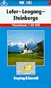 Hiking Maps of the Austrian Alps: Lofer, Leogang, Steinberge