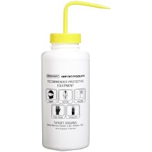 Bel-Art Scienceware LDPE Right-to-Know Labeled Wash Bottle