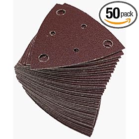 Fein 63717111014 100 Grit Velcro Dustless Sandpaper, 50-Pack
