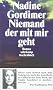 Niemand, der mit mir geht: Roman (suhrkamp taschenbuch)