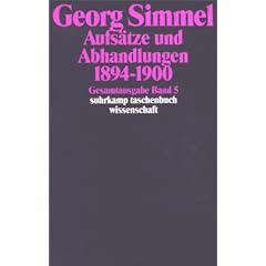 Gesamtausgabe in 24 B�nden: Band 5: Aufs�tze und Abhandlungen 1894-1900: BD 5 (suhrkamp taschenbuch wissenschaft)