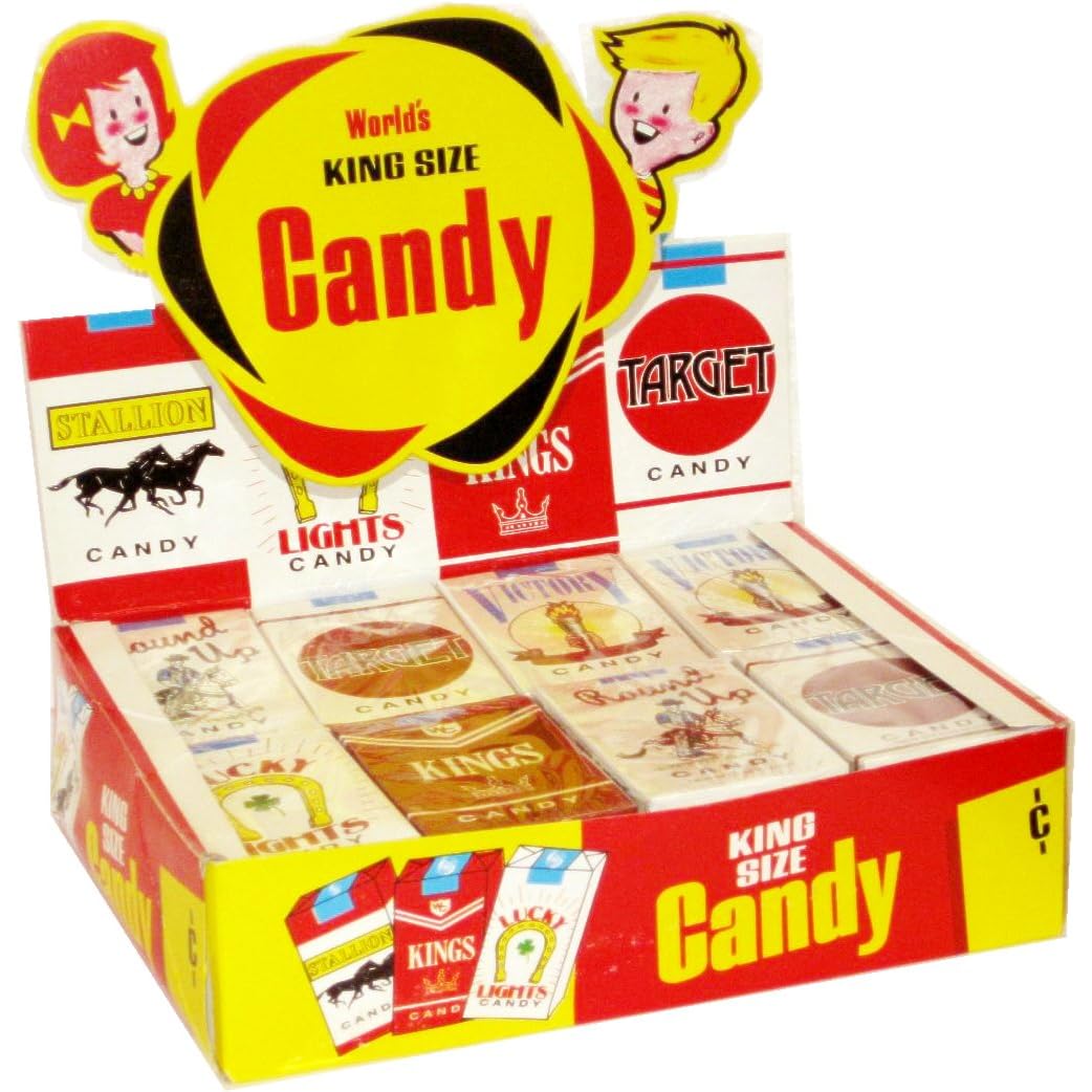Candy cigarettes display